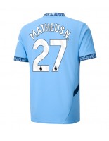 Manchester City Matheus Nunes #27 Hjemmedrakt 2024-25 Korte ermer